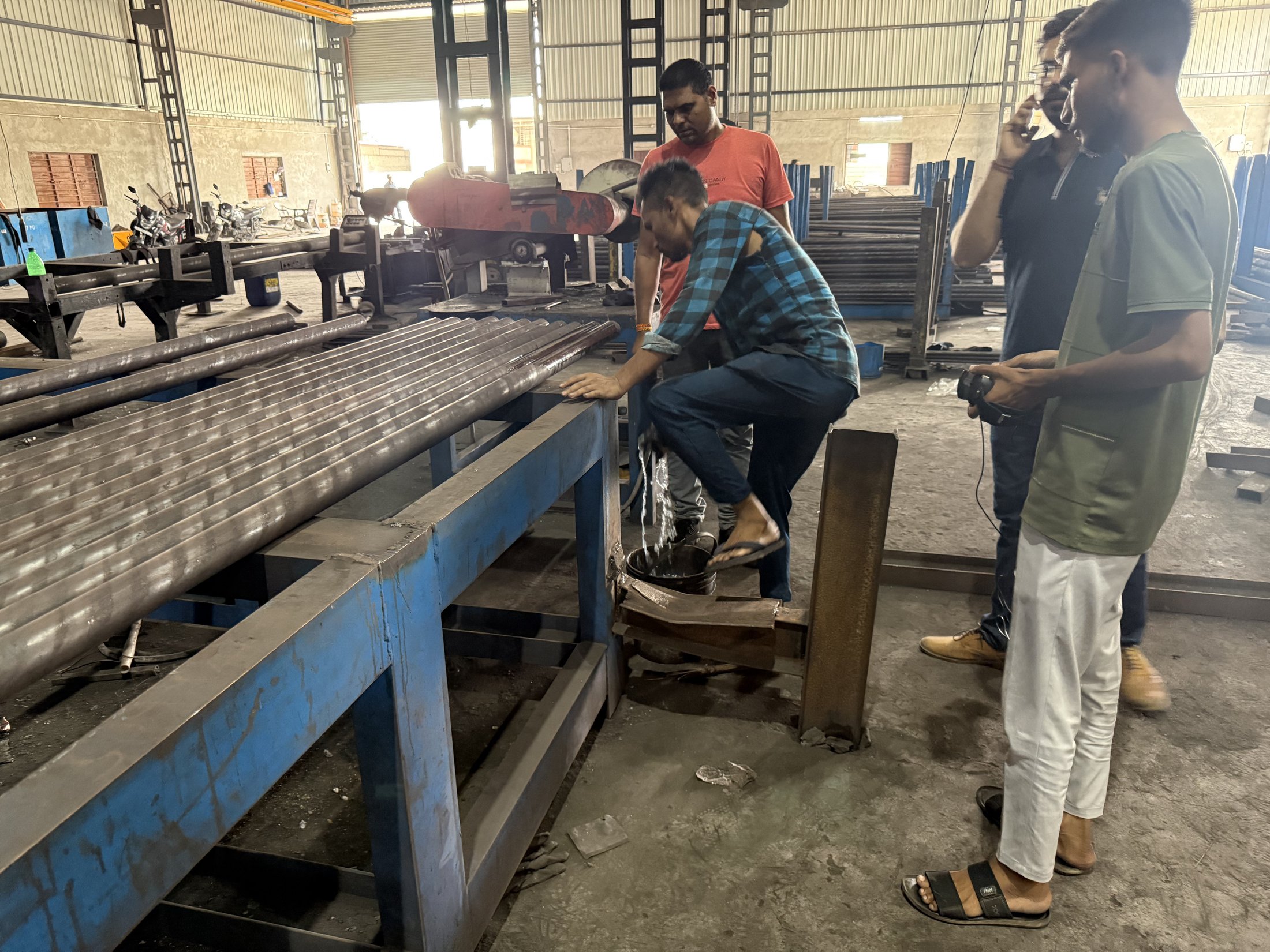 Quality check at Janki Stainless